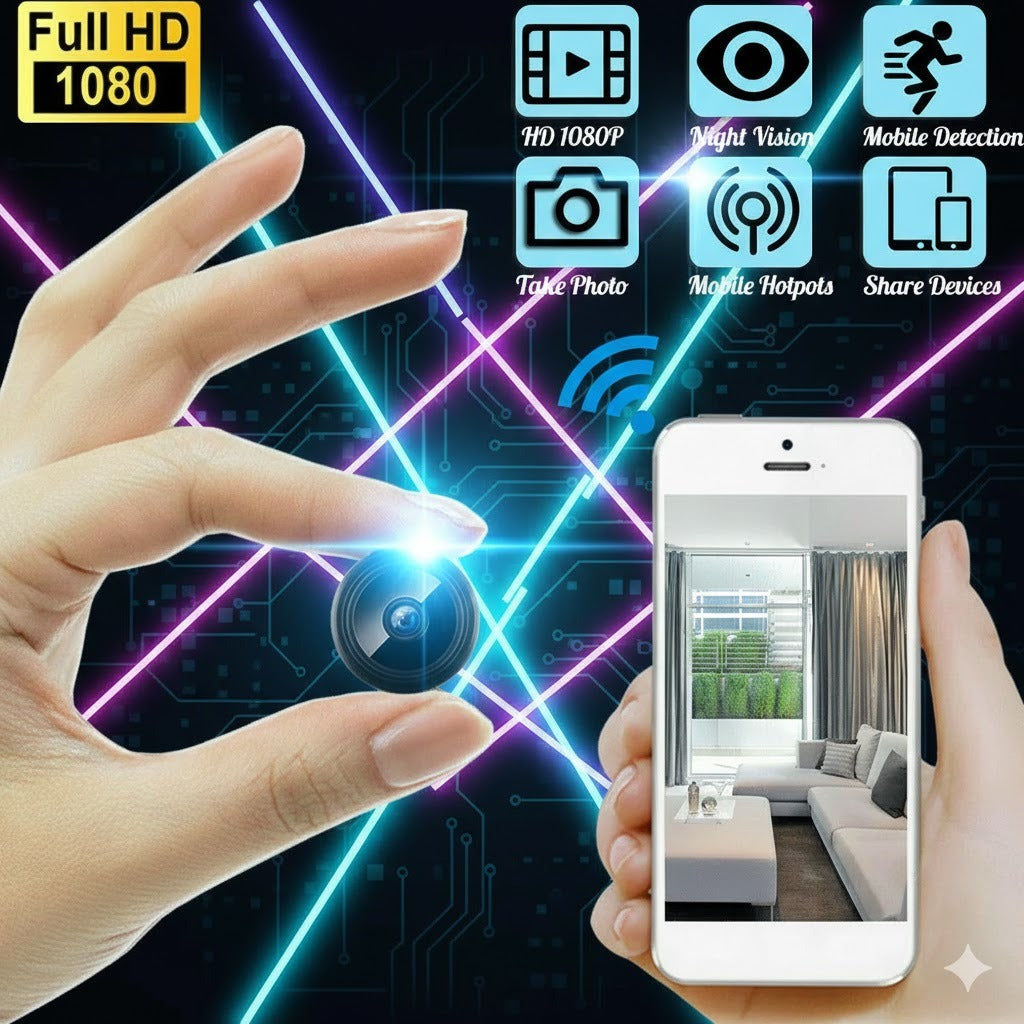🔥 MINI CÁMERA ESPIA A9 WIFI HD™