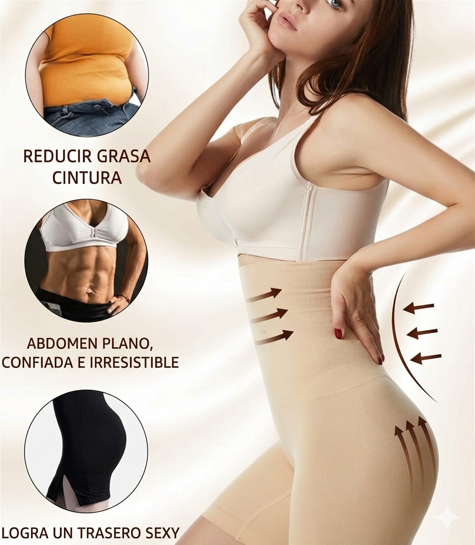 Faja Moldeadora Premium™ Tipo Short - Efecto Invisible