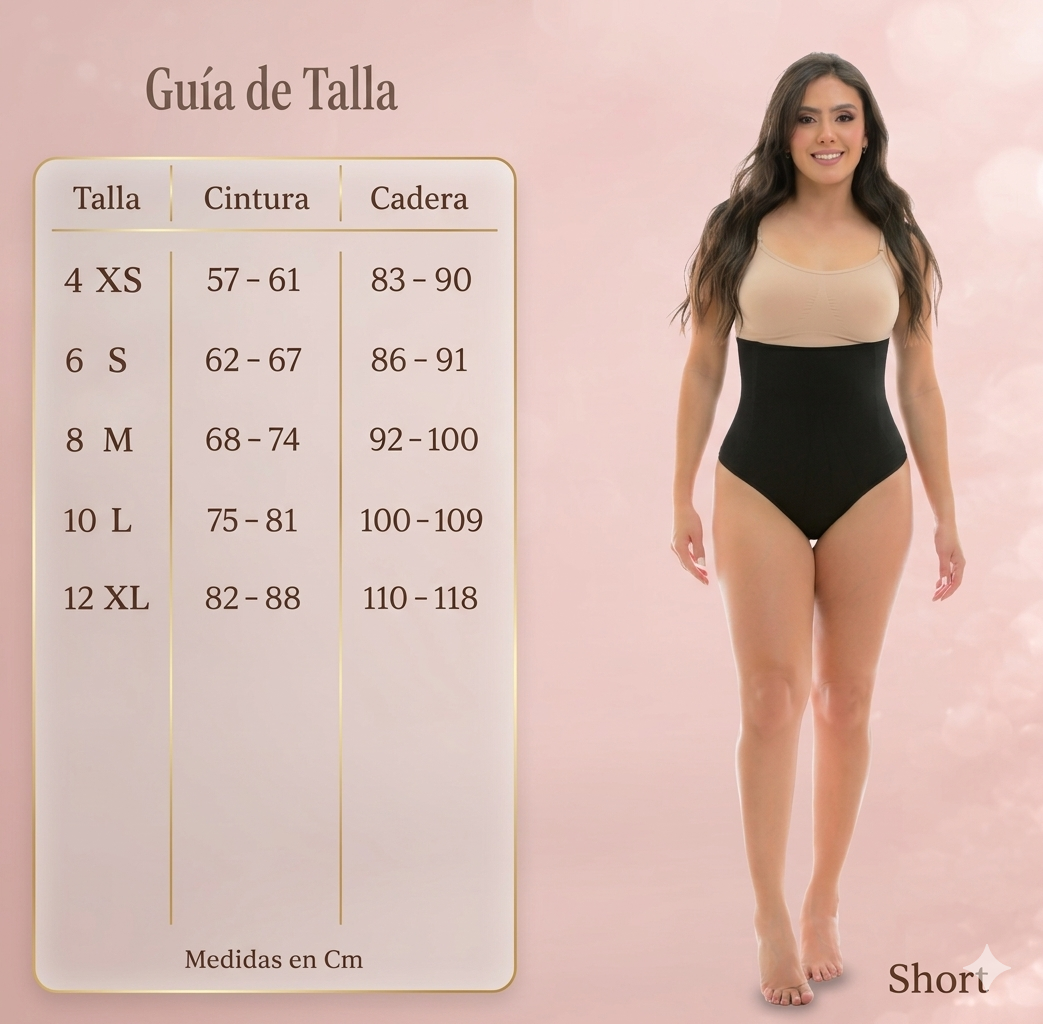 🛑[PROMO] Faja Panty Moldeadora de Control Total con Efecto Levanta Glúteos 🍑
